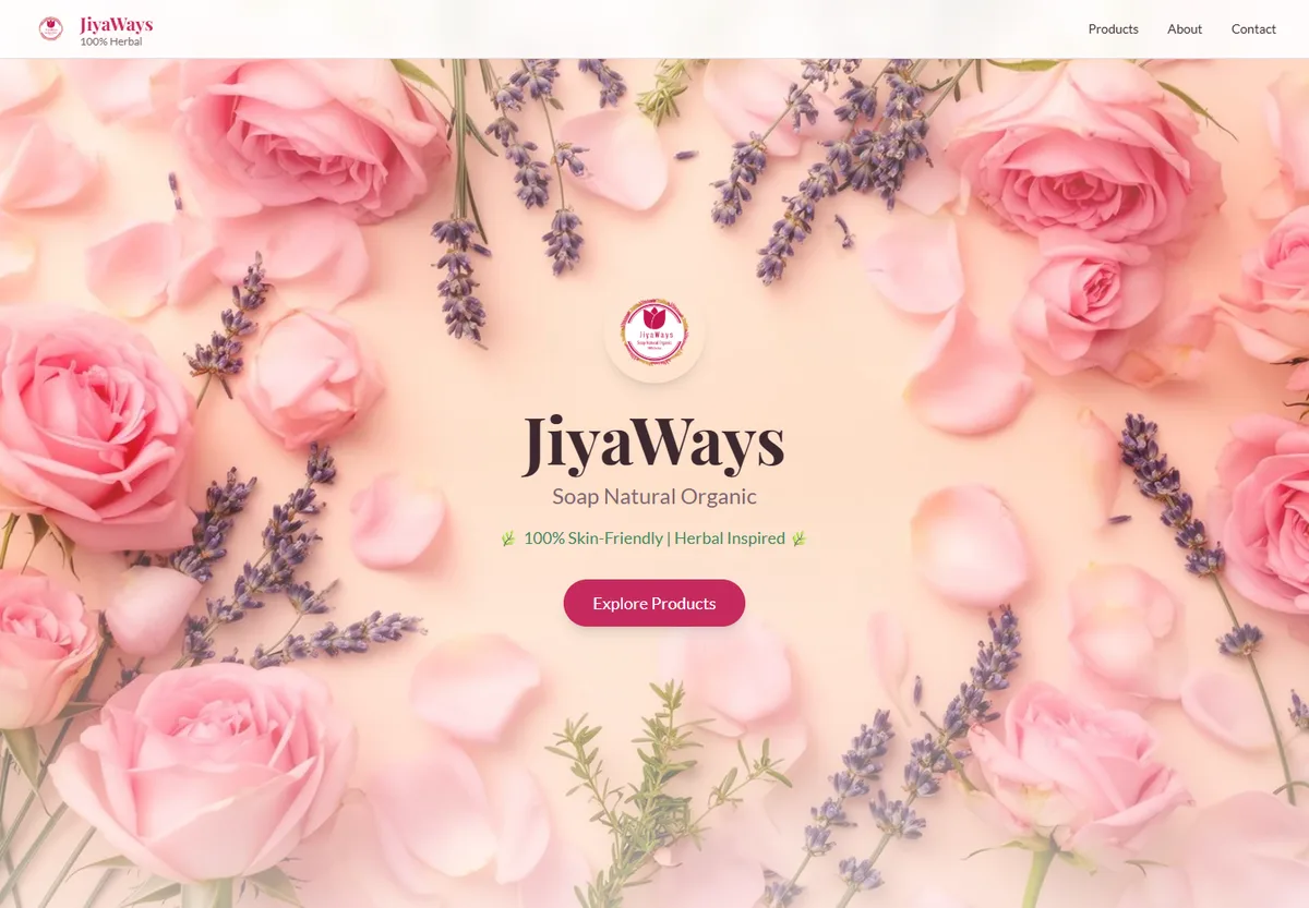 Jiya Ways website preview